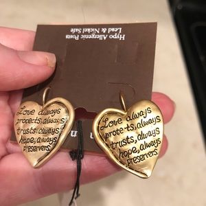 Beautiful ❤️🌷Valentine’s “Love Always” Day Earrings- Message of Love
